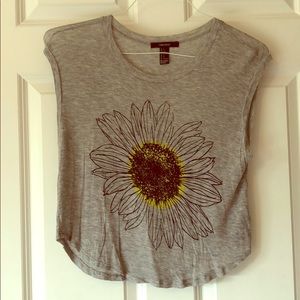 Forever 21 Sunflower Shirt